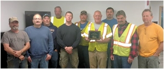 Franklin Water & Sewer Utility Dept Receives WRWA 2018 Annual Safety Award