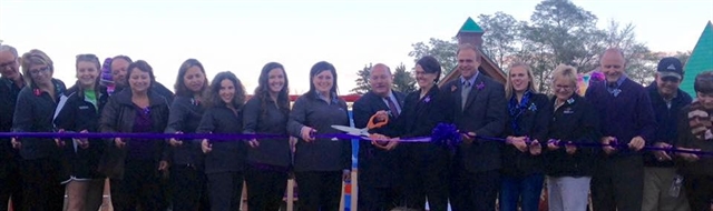 Kayla's Playground Ribbon Cutting Ceremony - October 9, 2015
